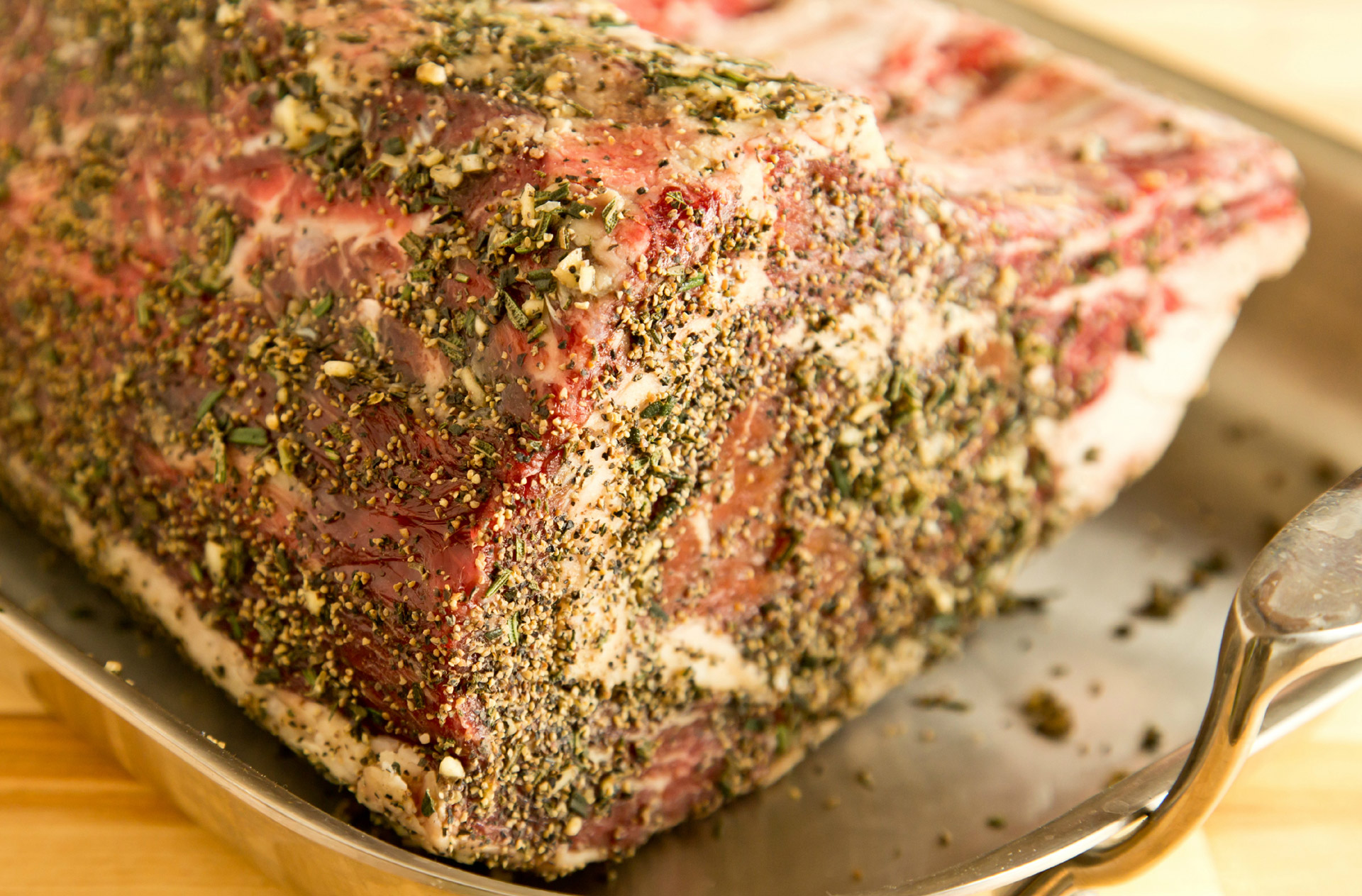 Herb Crusted Prime Rib (Serves 6 - 8) - Cravings